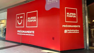 El futuro local de Miniso, en la planta baja del shopping Palmas del Pilar.&nbsp;