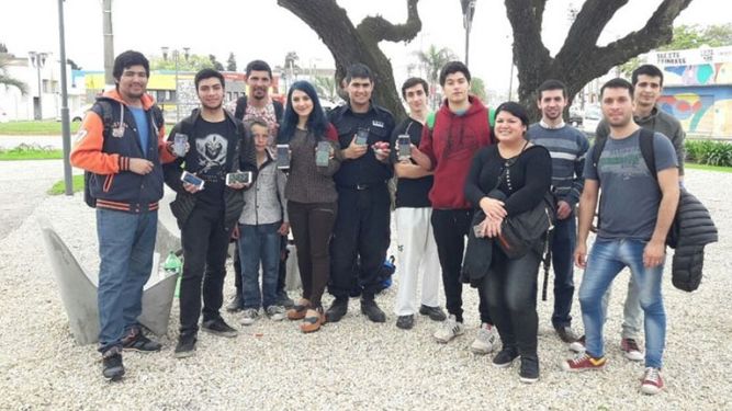PLAZA DEL TANQUE. Lugar de reunión de la comunidad pilarense de Pokémon Go..
