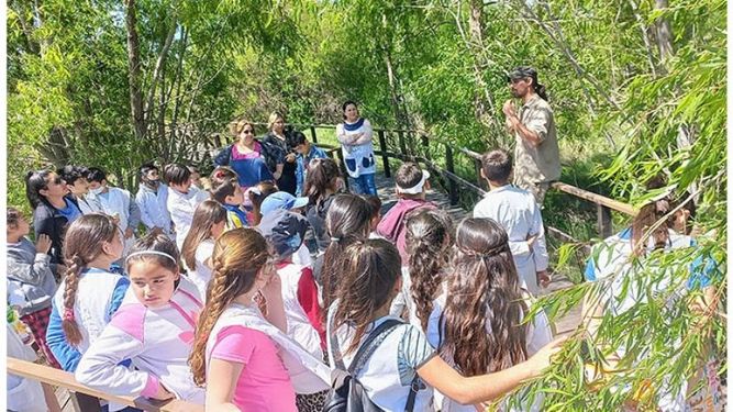 Los chicos pueden disfrutar de la Reserva Natural de Pilar en vacaciones de invierno.