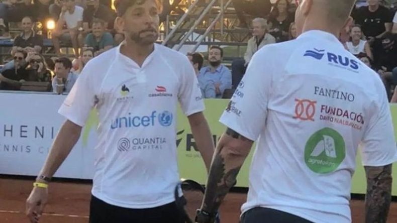 Martín Bossi y Alejandro Fantino se sumaron a la iniciativa a beneficio de Unicef. .