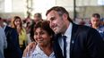 Achával junto a una vecina de Derqui, tras el discurso de apertura de sesiones ordinarias.&nbsp;