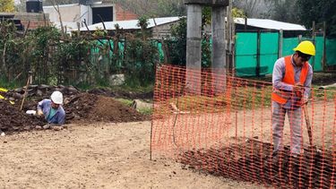Comenzó la obra de red de gas en Rivera Villate