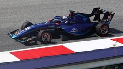 LISTO. El MP Motorsport de Colapinto espera ganar posiciones en el sprint del sábado.
