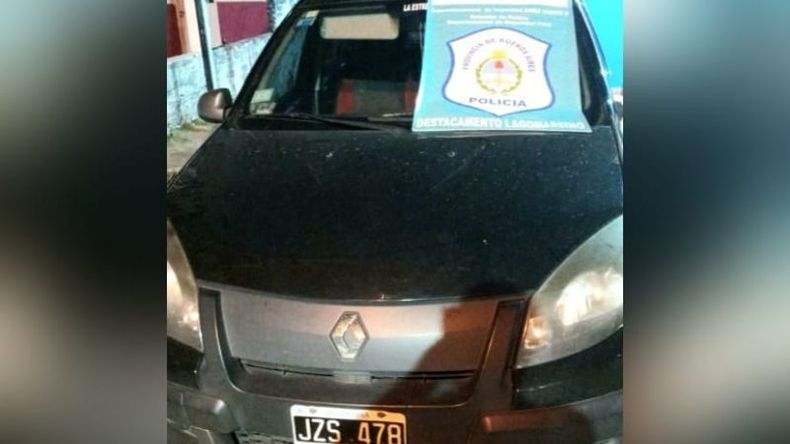 El vehículo fue robado en septiembre pasado en La Matanza. .
