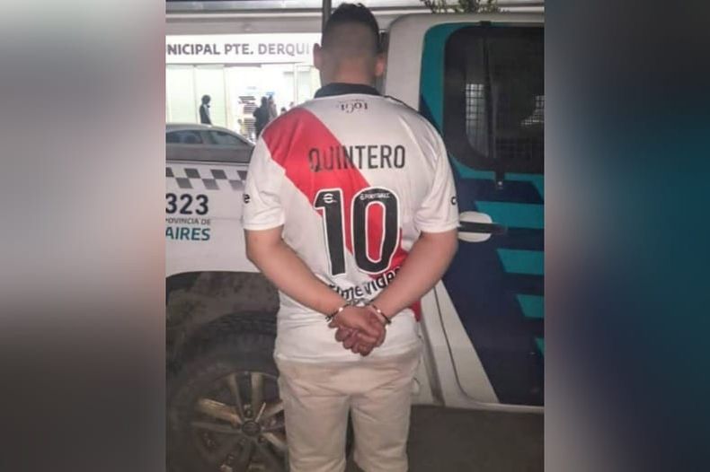 DETENIDO. El sujeto de 23 años atacó a su madre y a dos vecinos en Presidente Derqui.&nbsp;