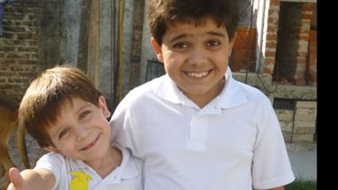 Lucas Yoel Juárez 4º del Instituto María Madre Nuestra) y Kevin Leonel Juárez  1º de la misma escuela..