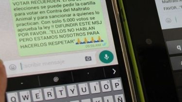 Un mensaje viral que busca impugnar el voto