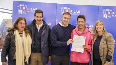 IDENTIDAD. Achával compartió el acto con la ministra de Gobierno bonaerense, Cristina Álvarez Rodríguez. &nbsp;