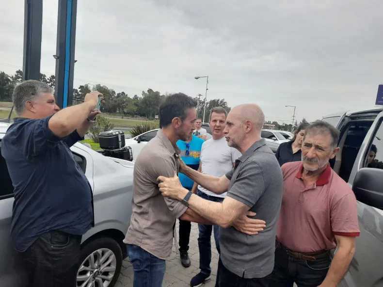 VISITA. Neuspiller ya recibió a Larreta en marzo pasado.