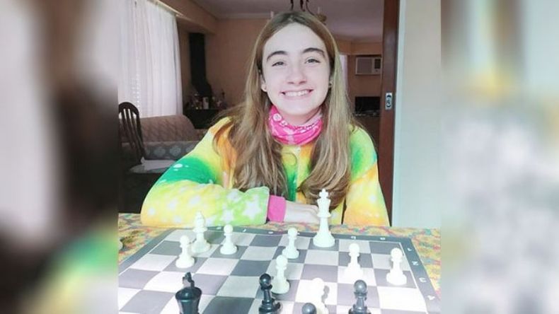 NUESTRA CAMPEONA. Belén Francisco (14) celebra que crezca el interés..