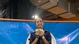 DORADA. Malen Báez con sus tres medallas de oro del Argentino. DORADA. Malen Báez con sus tres medallas de oro del Argentino.