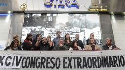 CONGRESO EXTRAORDINARIO DE CTERA. Se decidió parar. .
