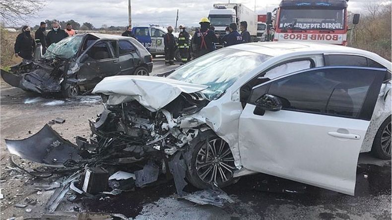 El fatal accidente se produjo en la Ruta 25 a la altura del kilómetro 7..