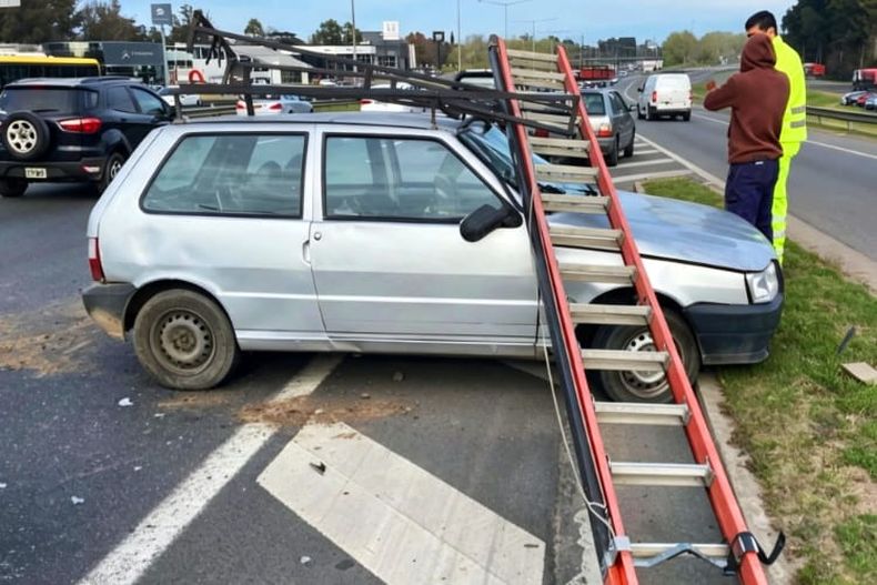 El accidente se produjo en el kilómetro 47 de la Panamericana, sentido a Pilar.&nbsp;