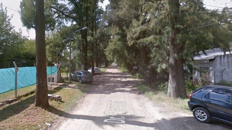 La calle Penna, escenario de hecho (imagen: Google)..