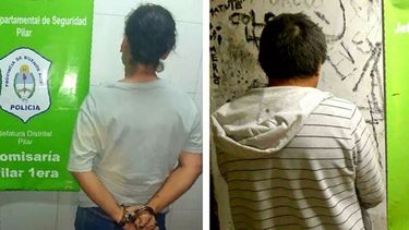 AGRESORES. La pareja quedó demorada. Son vecinos de la víctima..