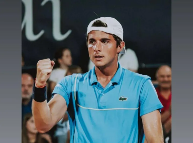 Santiago Rodríguez Taverna jugo un muy buen partido y buscará la semifinales.&nbsp;