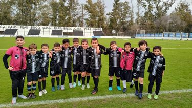 La formación de la categoría 2015/16 de Real Pilar.