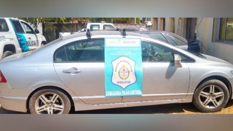 El auto tenía pedido de captura activo por robo desde agosto del año pasado. .