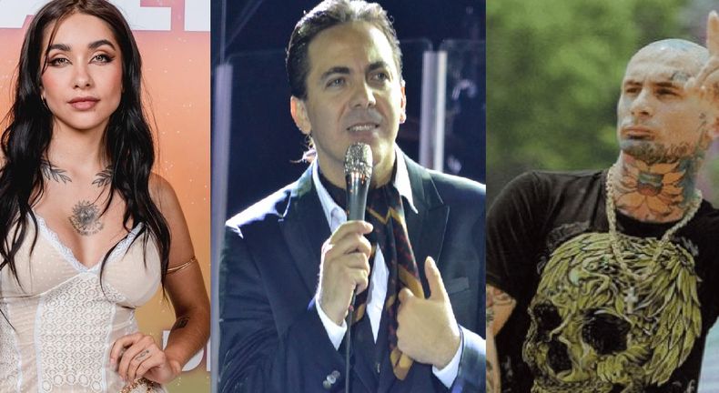 María Becerra, Cristian Castro y Ema Noir (Ke Personajes).