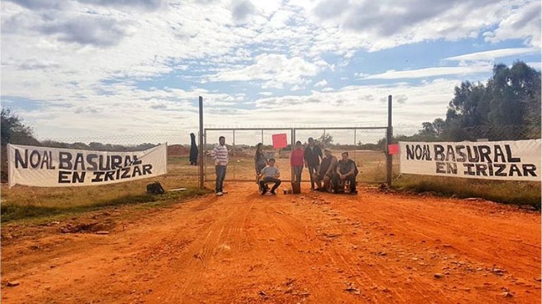 BASURALES. Los vecinos de Irizar reclamaron contra los basurales del Municipio..