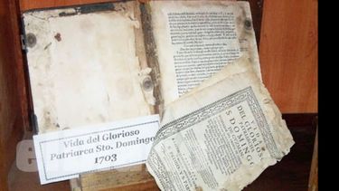 “Vida del Glorioso Patriarca Santo Domingo de Guzmán”, ejemplar de 1703..
