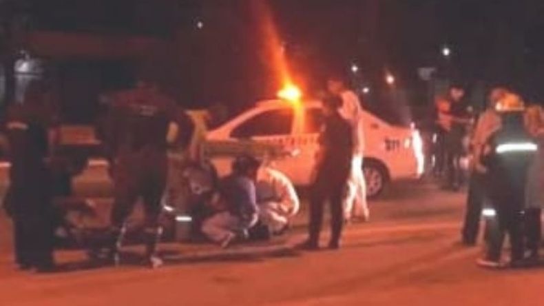 El accidente ocurrió en ruta 26 y Salas..