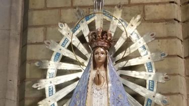 La Virgen de Luján malvinera regresó al país en 2018 y desde entonces peregrina por todo el territorio.&nbsp;