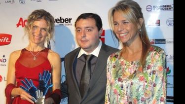 Maru Botana, Enrique Zúccaro y Fifi Palou, presidente de la ONG..