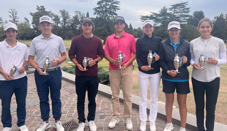 Los campeones del Metro Tour en Ituzaingó GC.