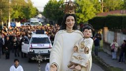 PATRONA. La procesión comenzará a las 17:30.