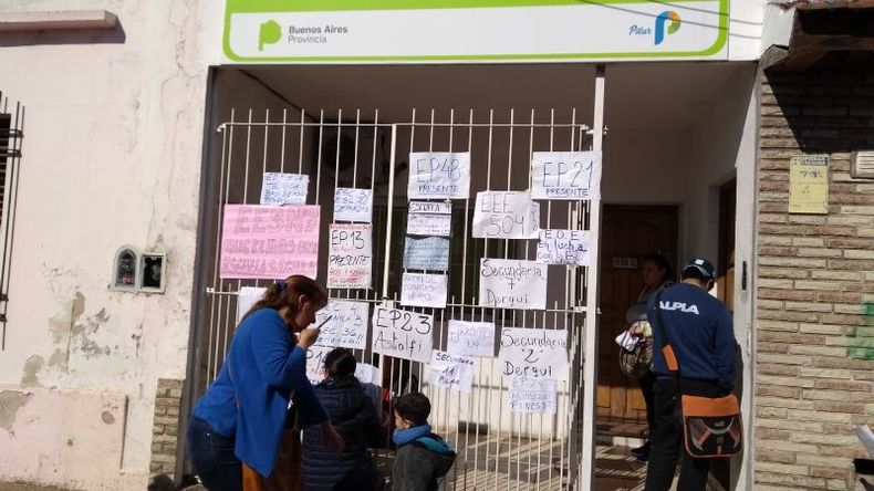 INSEGURAS. Todavía hay 17 escuelas cerradas por problemas de infraestructura..