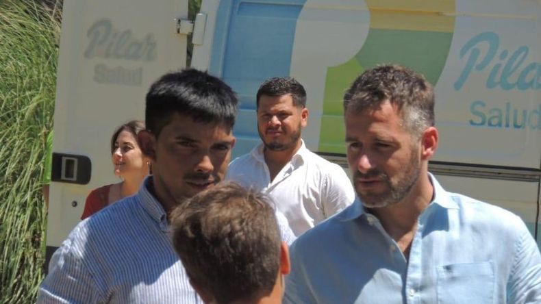JUEGOS. Trillo y Achával se mostraron felices por el récord de inscriptos pilarenses..