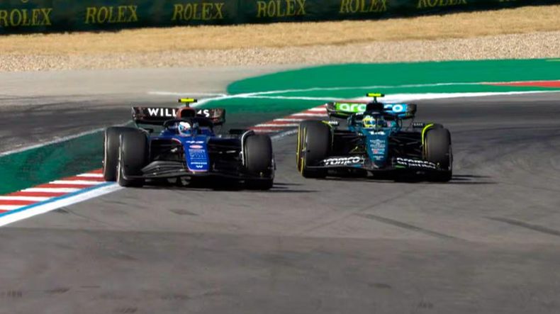 La maniobra de Franco Colapinto ante Fernando Alonso entre las mejores del año.