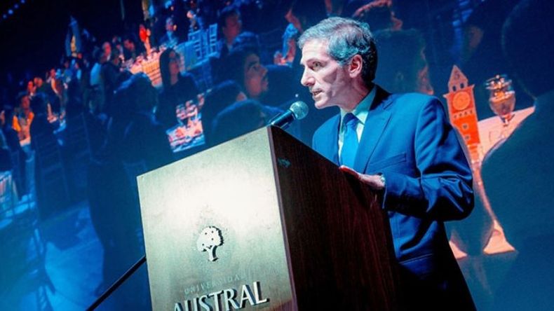 PALABRA. Julián Rodríguez, rector de la Universidad Austral..