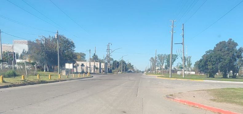 COMO UN DOMINGO. El Parque Industrial estuvo casi paralizado por el paro. &nbsp;