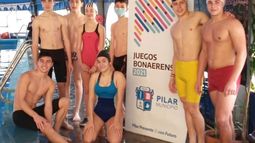 Los nadadores de Pilar..