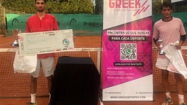 EN EL RANCHO. Nicolás De Marco se llevó el premio mayor en Atlético tras derrotar a Juan Gómez Corrales..
