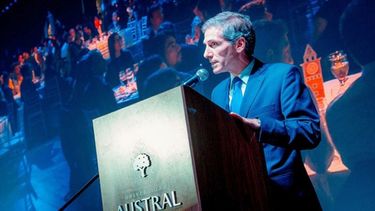 PALABRA. Julián Rodríguez, rector de la Universidad Austral..