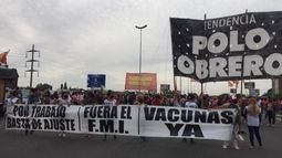 POLO OBRERO. El cortes es la la altura de la Ruta 197..