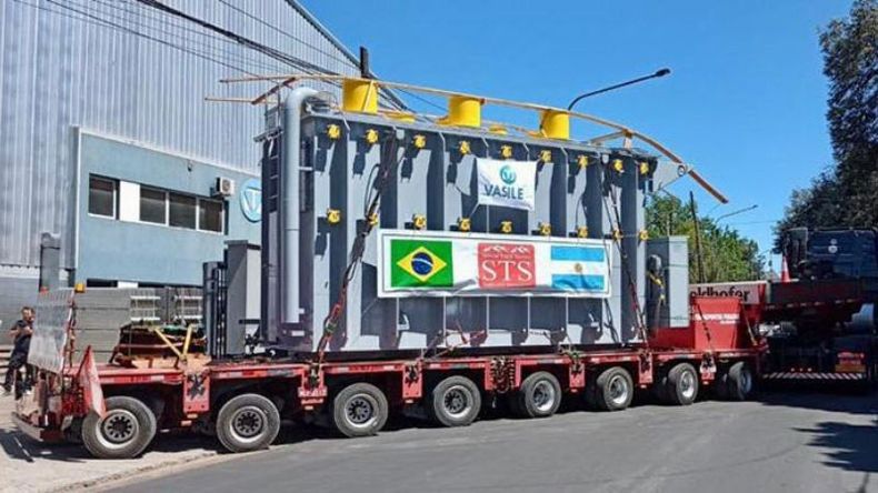TRANSFORMADOR. Fue fabricado por Vasile en su planta Villa Rosa..