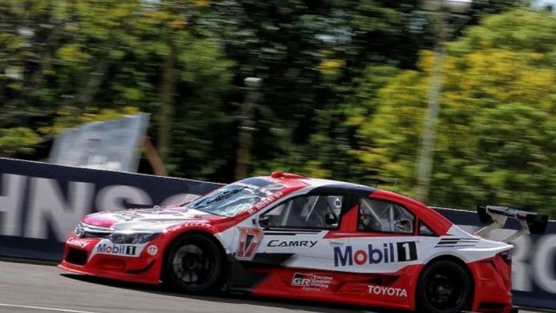 El Toyota de Rossi se mostró competitivo..