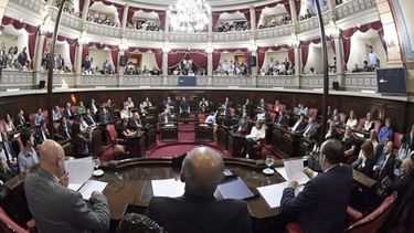 SESIÓN. El Senado convalidó la medida que preocupa los Municipios..