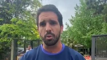 Juan Martín Tito dialoga con El Diario luego de emitir su voto en el Colegio St. Johns.&nbsp;