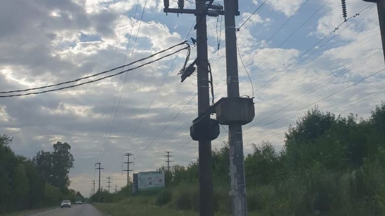 En Parque Irízar no hay luz desde las 23 del lunes..