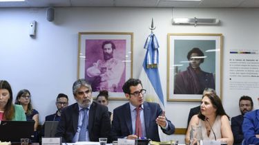 RUMBO ECONÓMICO. Tombolini expuso ante un grupo de diputados. .