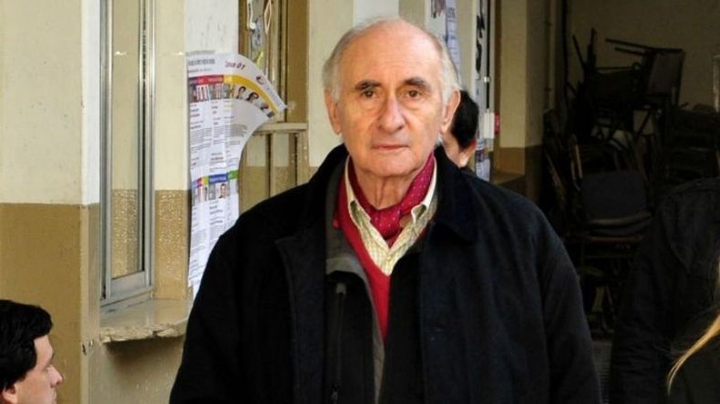 De la Rúa, votando en 2017..