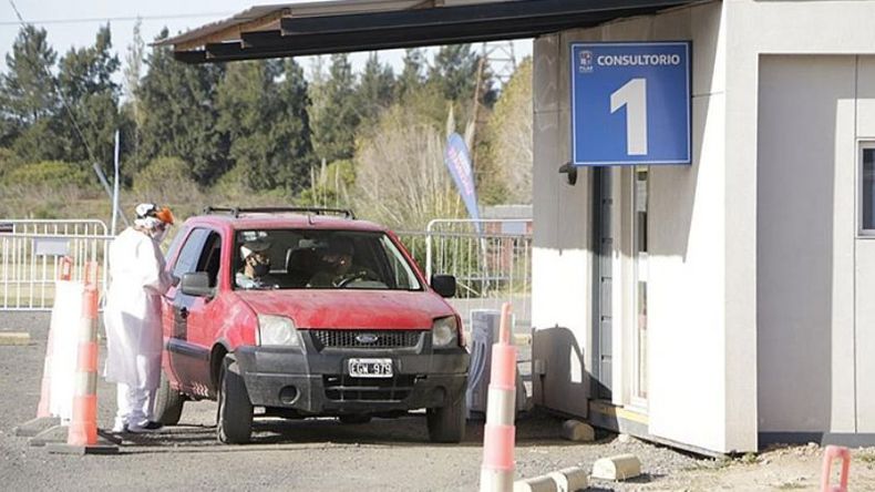NO HAY FERIADOS. El centro de testeo del K46 sigue en funcionamiento..