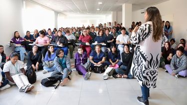CARRERAS. Los estudiantes de Ciencias de la Salud avanzan en la cursada.