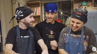 Germán Beder, Duki y Luquitas en Pilar.